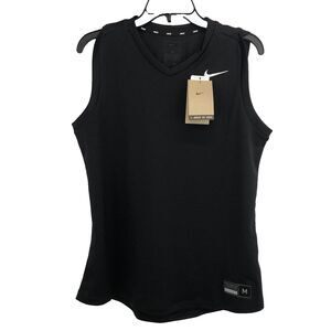 Nike Dri-Fit Move To Zero Black Tank Top Shirt Running Sports Top Womens M NWT
